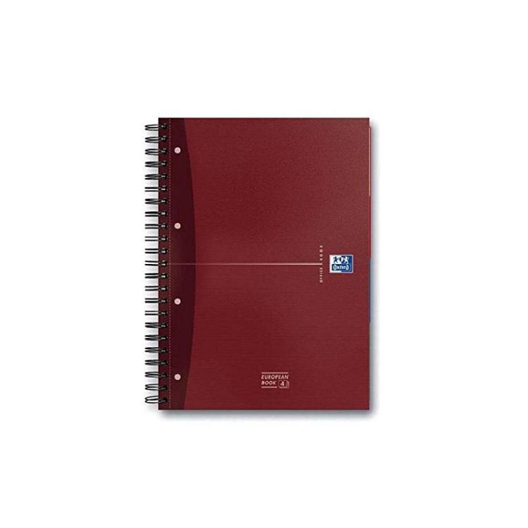 Oxford - 100104738 cuaderno y block A4 Púrpura, Azul, Rojo, Negro