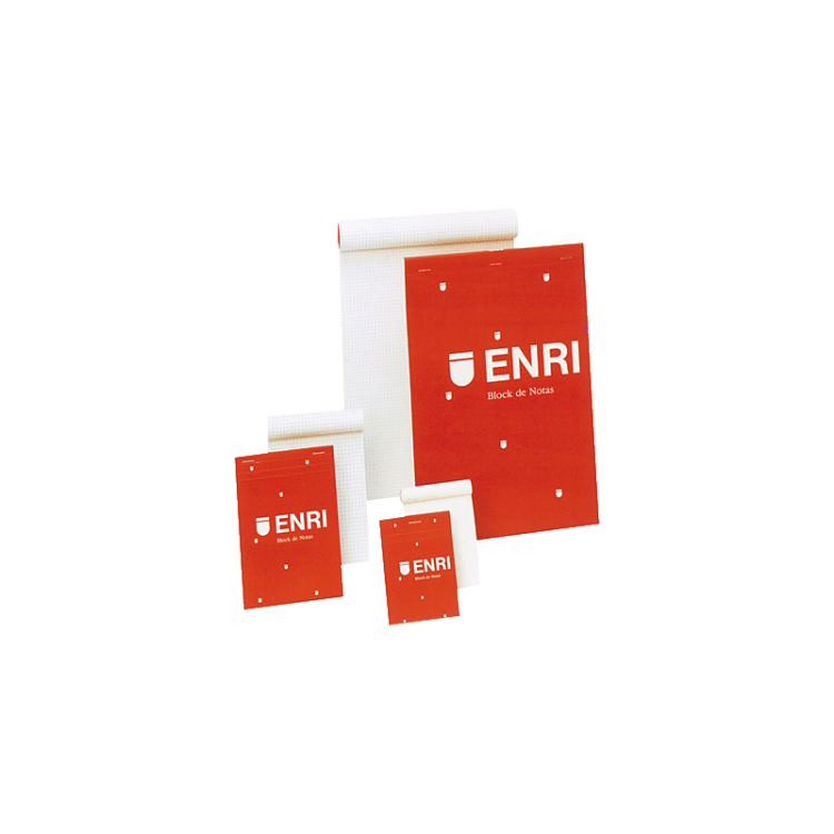 ENRI - 100102763 cuaderno y block A5 80 hojas Rojo