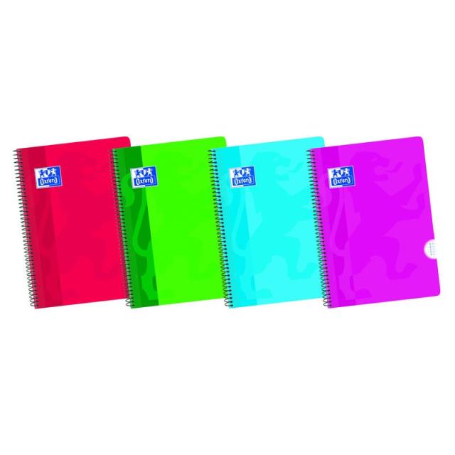 Oxford - 400044180 cuaderno y block 80 hojas Colores surtidos