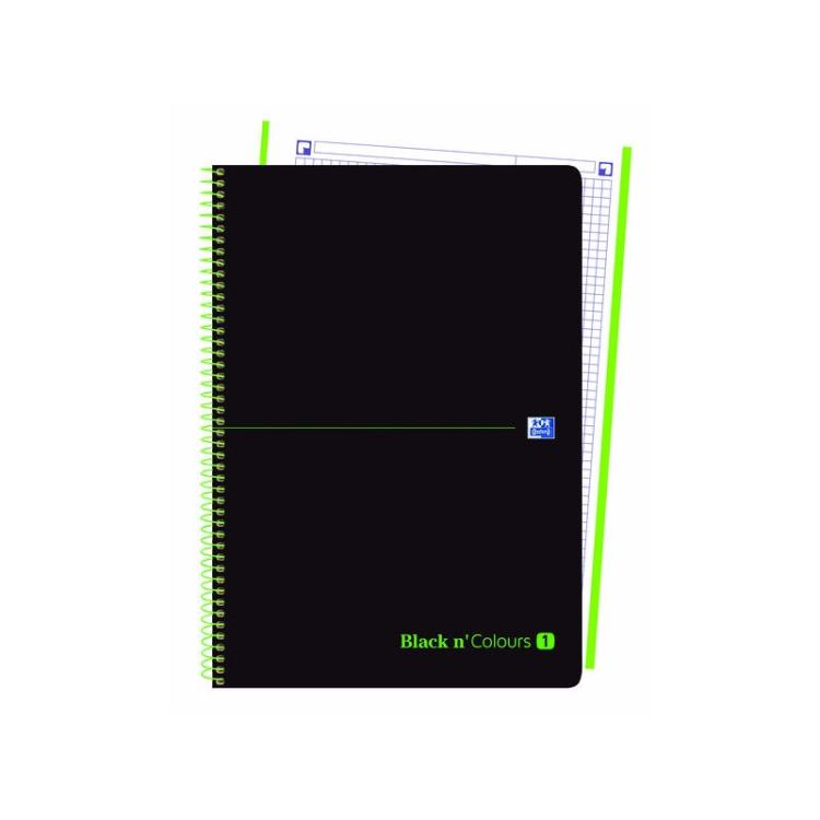 Oxford - OXF CUADERNO 1T A4+80H 5x5 VER 400088226
