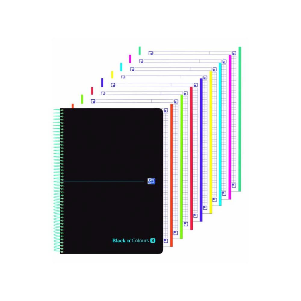 Oxford - 400088489 cuaderno y block 160 hojas Negro