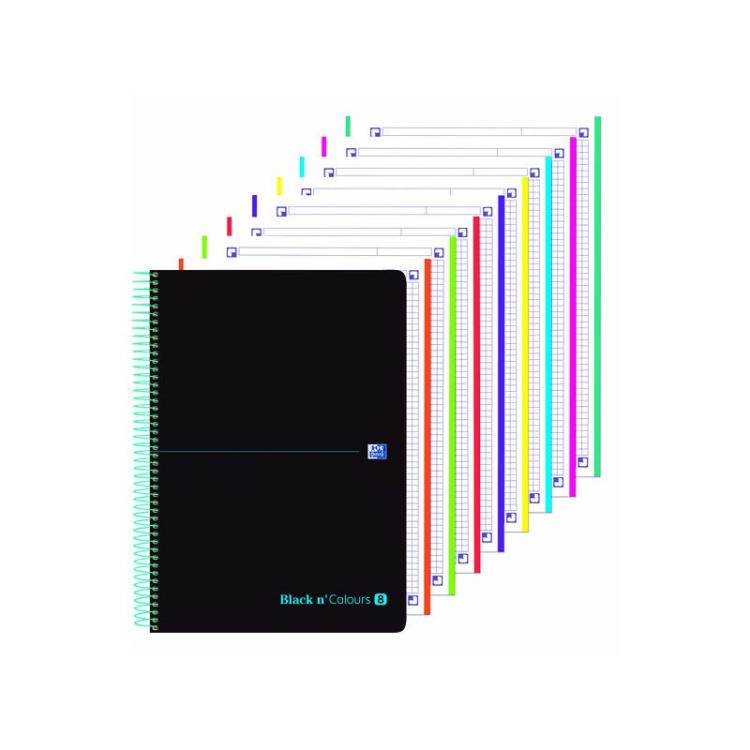 Oxford - 400088489 cuaderno y block 160 hojas Negro