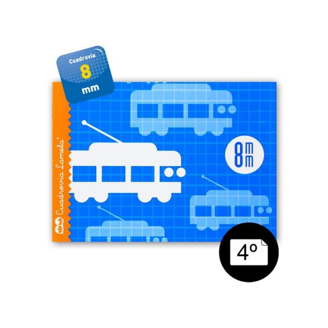 Lamela - LAMELA LIBRETA 16h 4º APAISADO CDV. 8 - Pack de 25 unidades