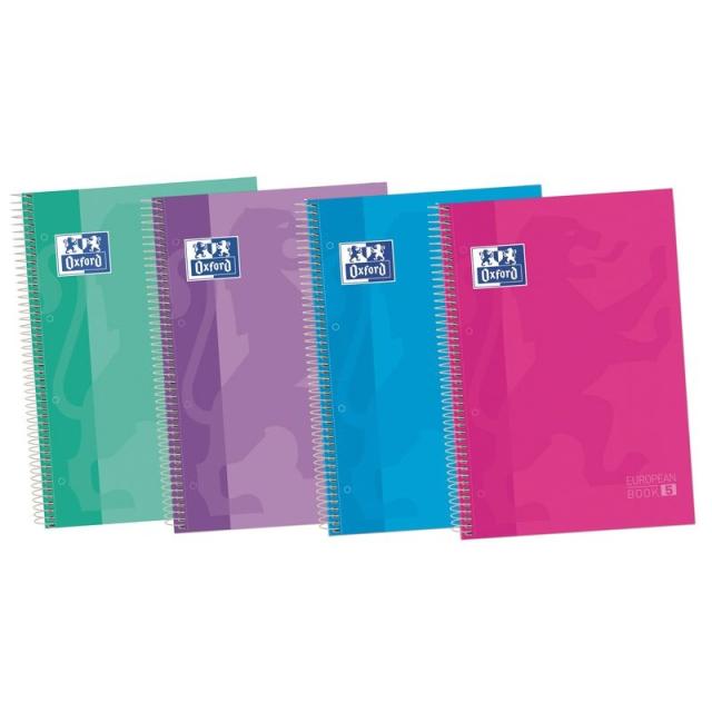 Oxford - 400073042 cuaderno y block A4+ 120 hojas Colores surtidos