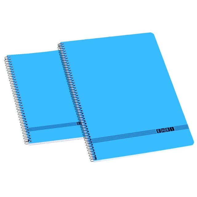 ENRI - 100430027 cuaderno y block A4 80 hojas Azul