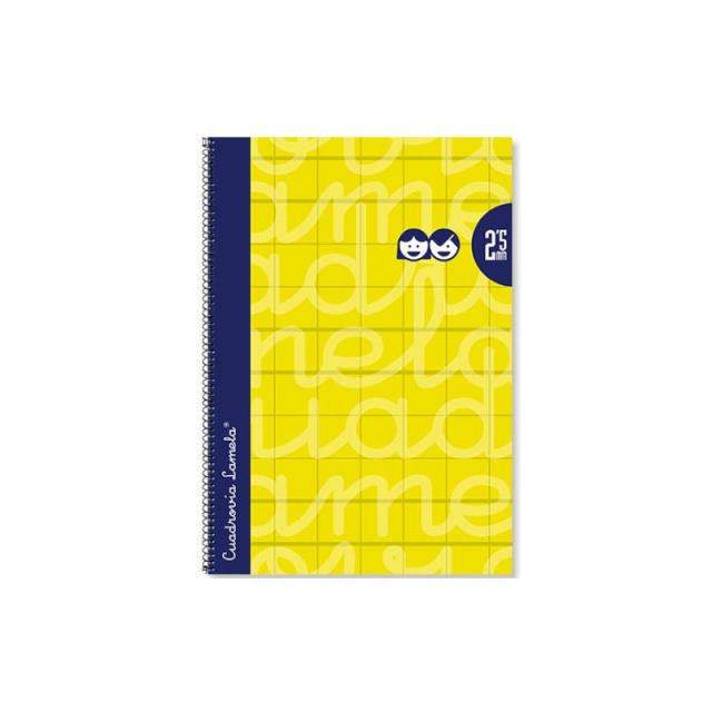Lamela - CUADERNO FOLIO FORRADO RAYADO 3 MM AMARILLO LAMELA 7FTE03AM