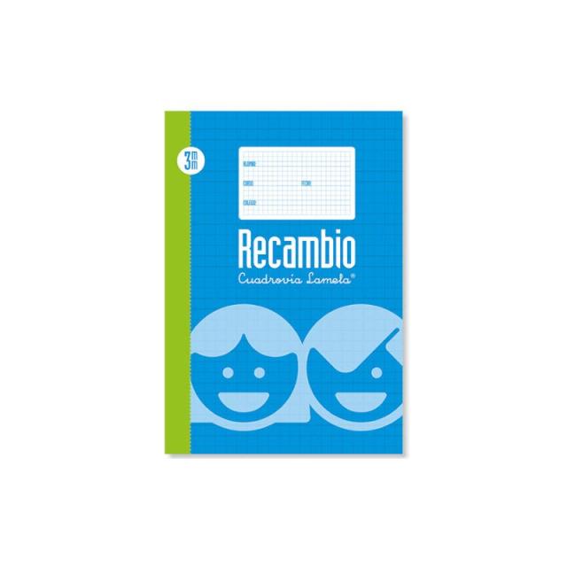 Lamela - RECAMBIO FORMATO FOLIO RAYADO 3 MM LAMELA 09003