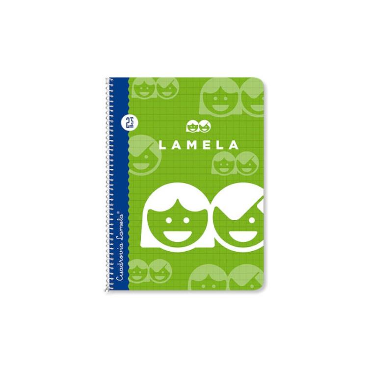 Lamela - CUADERNO BASICO FORMATO 4º 40 HOJAS RAYADO 3 MM SURTIDOS LAMELA 07003 - Color no elegible