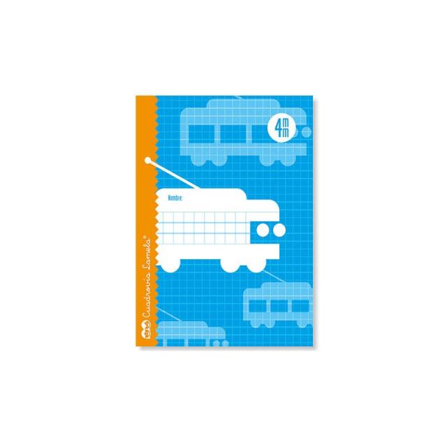 Lamela - LIBRETA CUBIERTA BASICA 4º RAYADO 4 MM 30 HOJAS LAMELA 06004