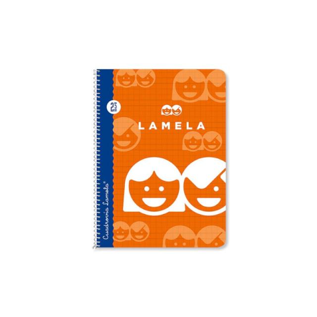 Lamela - CUADERNO BASICO FORMATO 4º 40 HOJAS RAYADO 2,5 MM SURTIDOS LAMELA 07002 - Color no elegible