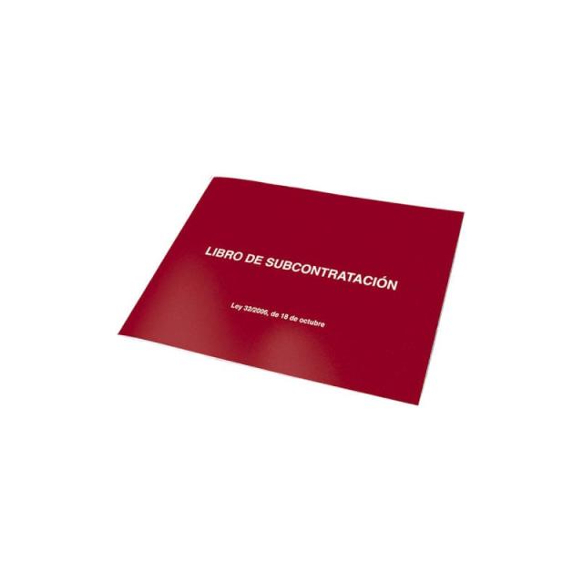 DOHE - LIBRO DE SUBCONTRATACION CASTELLANO A4 APAISADO 10 HOJAS NUMERADAS DOHE 10011