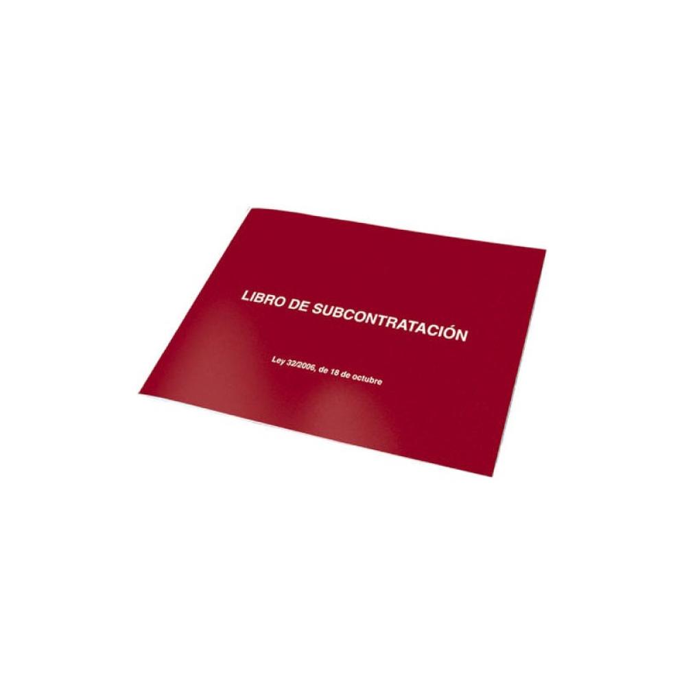 DOHE - LIBRO DE SUBCONTRATACION CASTELLANO A4 APAISADO 10 HOJAS NUMERADAS DOHE 10011