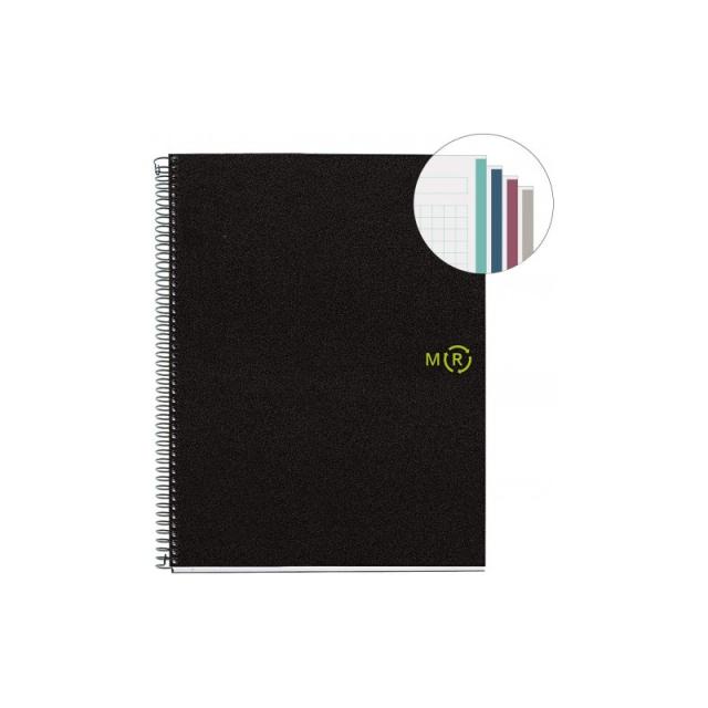 Miquelrius - CUADERNO 100% RECICLADO NB-4 A4 120HOJAS TAPAS POLIPROPILENO MIQUELRIUS 6038
