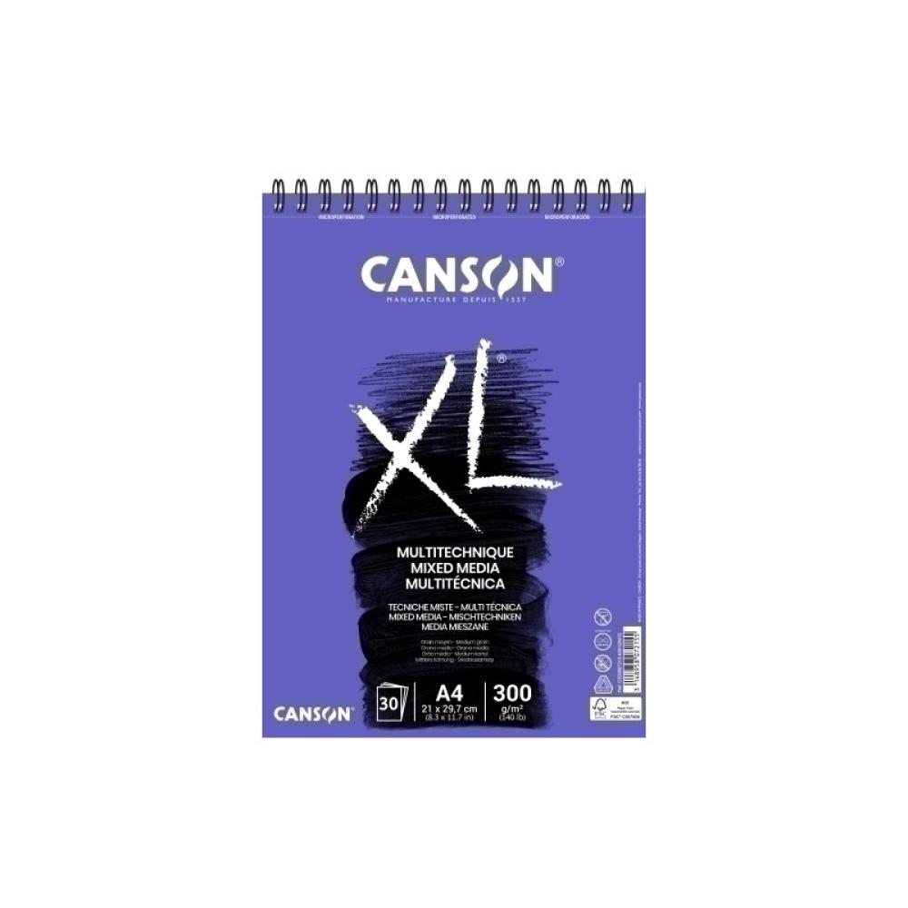 Canson - BLOCK DIB.G-C XL MIX MEDIA (esp) A4 30h