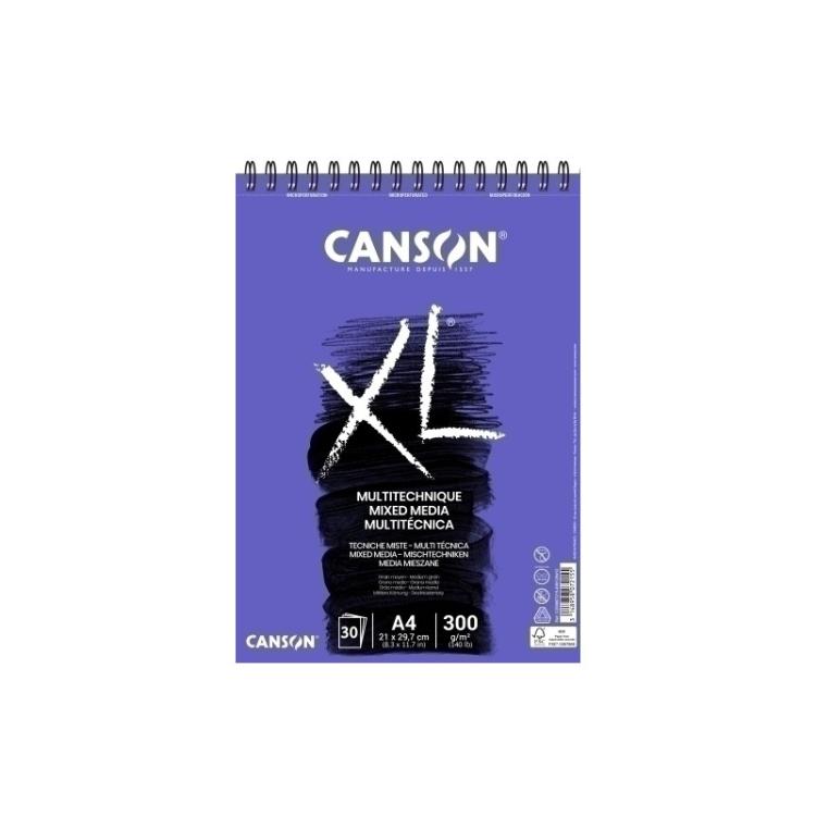 Canson - BLOCK DIB.G-C XL MIX MEDIA (esp) A4 30h