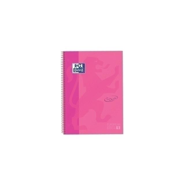 Oxford - BLOCK OXF. EU.BOOK 1 A4 80h CD.5 FUCSIA - Pack de 5 unidades