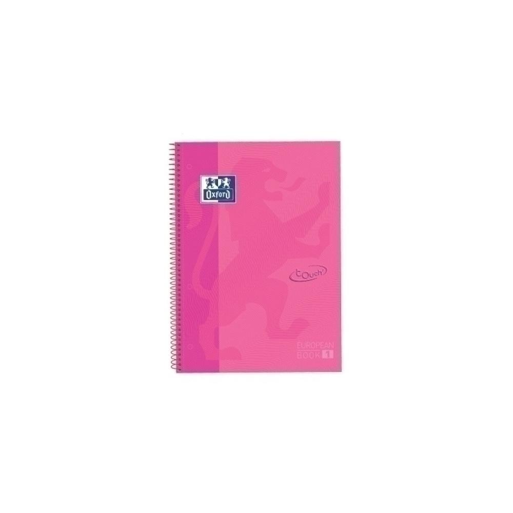 Oxford - BLOCK OXF. EU.BOOK 1 A4 80h CD.5 FUCSIA - Pack de 5 unidades