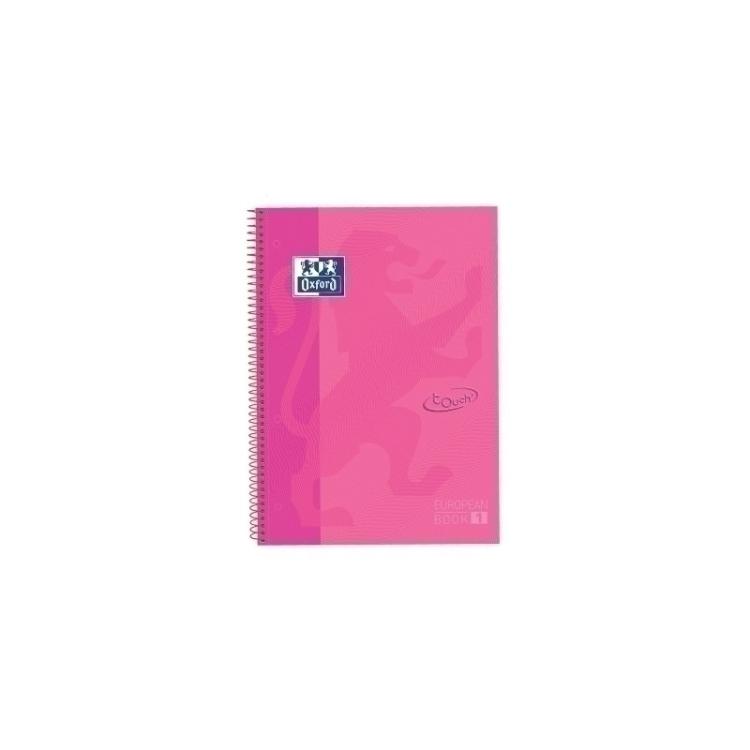 Oxford - BLOCK OXF. EU.BOOK 1 A4 80h CD.5 FUCSIA - Pack de 5 unidades