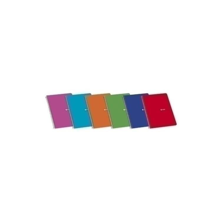 ENRI - 100430113 cuaderno y block 80 hojas Colores surtidos