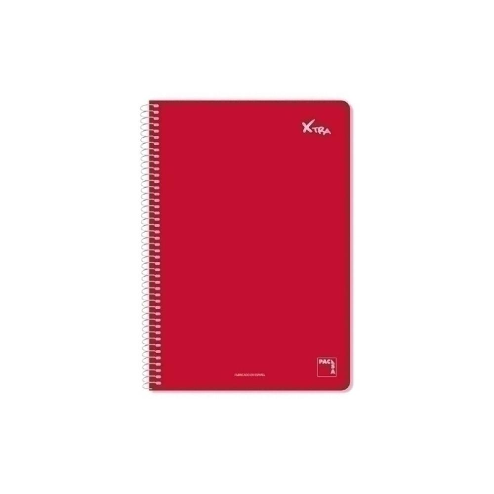 Pacsa - BLOCK PACSA XTRA 4º 80h PT.2,5 ROJO - Pack de 5 unidades