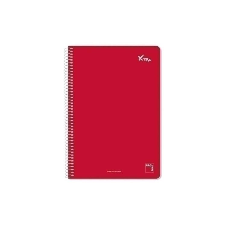 Pacsa - BLOCK PACSA XTRA 4º 80h PT.2,5 ROJO - Pack de 5 unidades