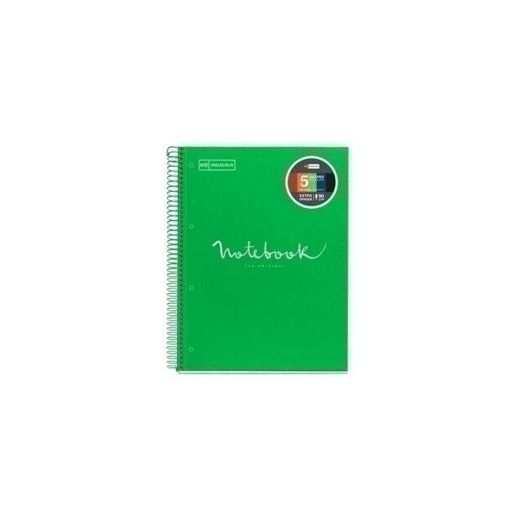 Miquelrius - BLOCK MR EMOT.NB-5 DURA A4 120h 90g CD.5 - Pack de 5 unidades - MR46065