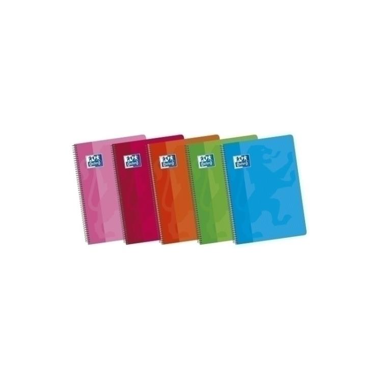 Oxford - BLOCK OXF.SCH.BLANDA 4º 80h LISO COL.(5) - Pack de 5 unidades