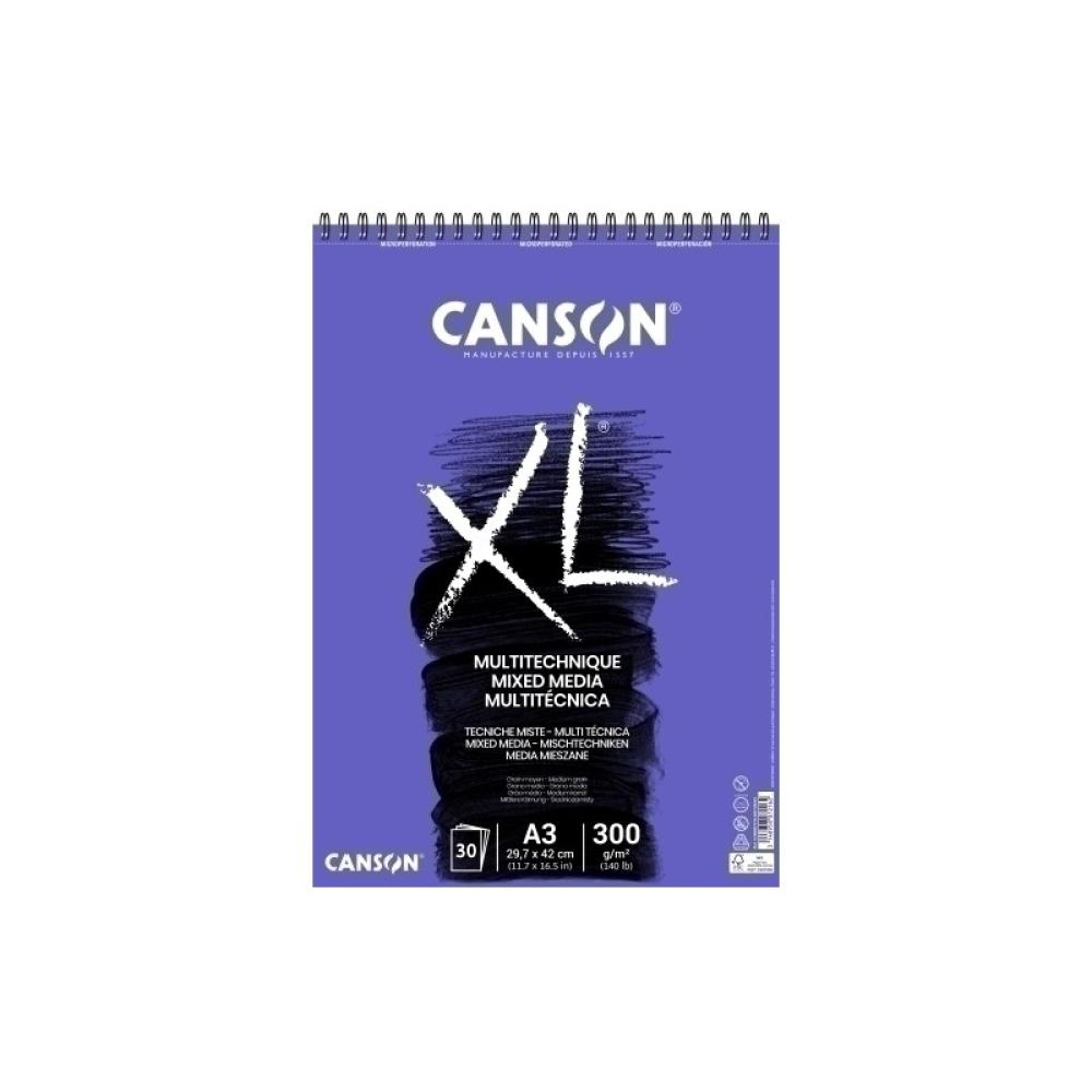 Canson - BLOCK DIB.G-C XL MIX MEDIA (esp) A3 30h