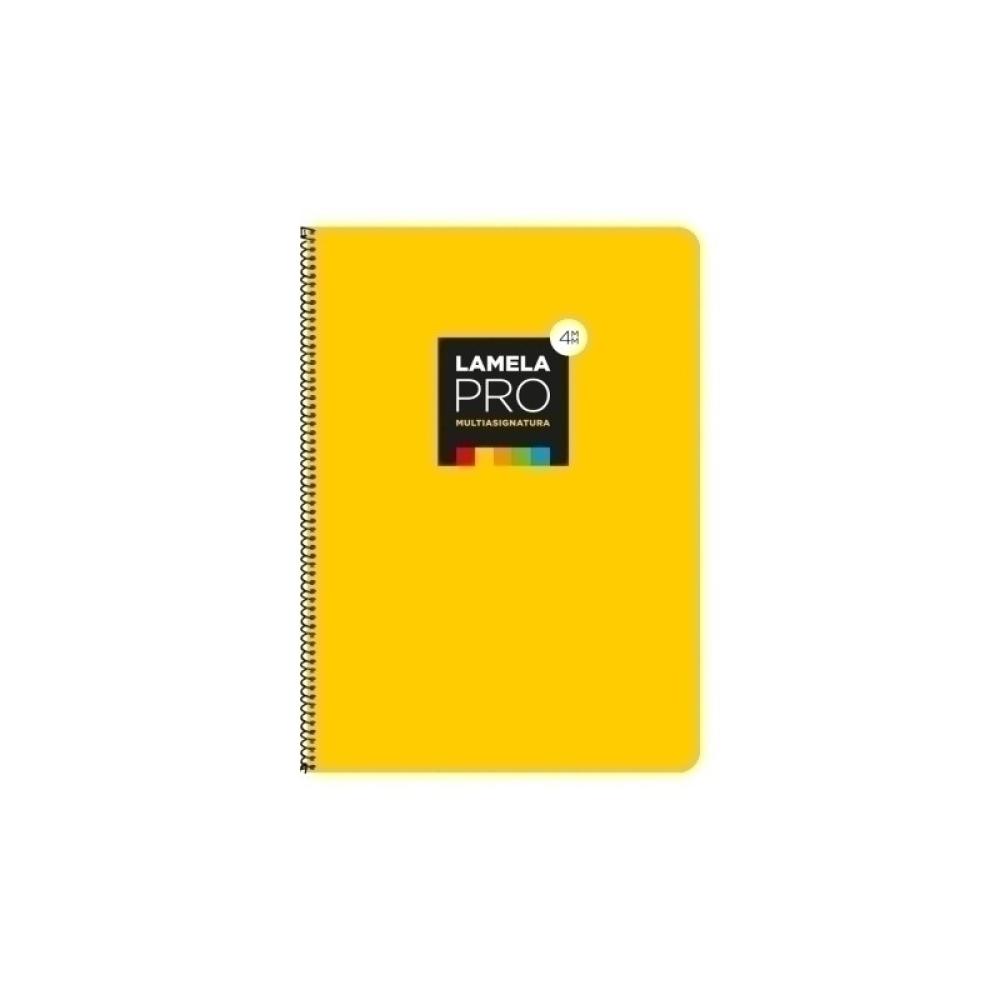 Lamela - LAMELA BLOC t.DURA Fº 100h CDV. 4 AMARIL - Pack de 5 unidades