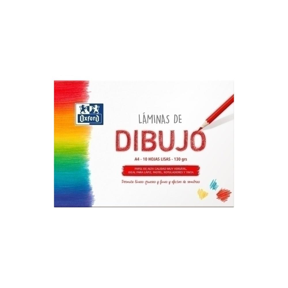 Oxford - LAMINA DIBUJO OXFORD PK 10 A4 LISA