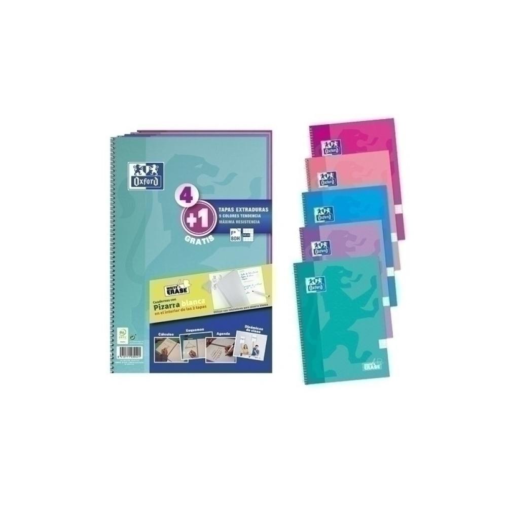 Oxford - BLOCK OXF.SCH.EXTRA Fº 80h CD.4 PK.4+1