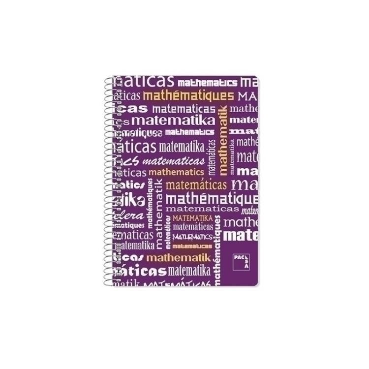 Pacsa - BLOCK PACSA ASIGNAT. Fº 80h CD.4 MATEMAT - Pack de 4 unidades