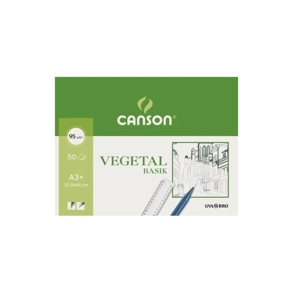 Canson - BLOCK DIB.G-C VEGETAL (enc) A3+ 50h