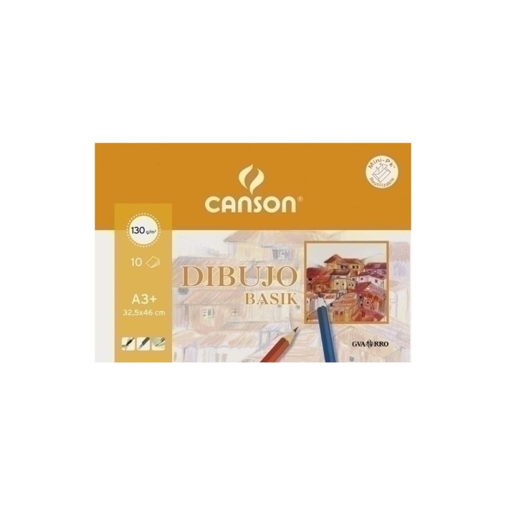 Canson - LAMINA G-C DIBUJO BASIK M.PK 10 A3+ RECD