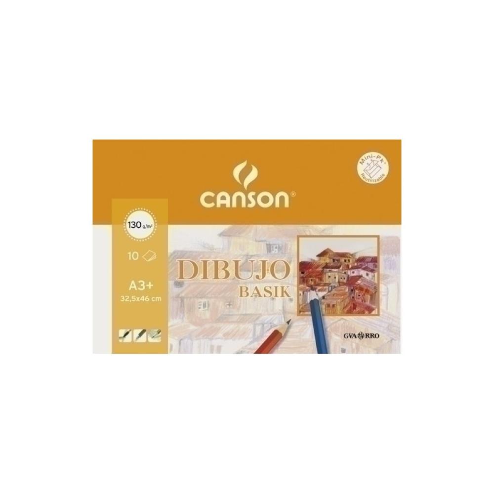 Canson - LAMINA G-C DIBUJO BASIK M.PK 10 A3+ LISA