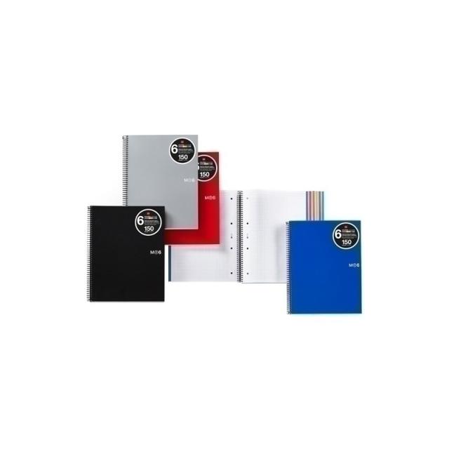 Miquelrius - MR2827 cuaderno y block A5 150 hojas Negro