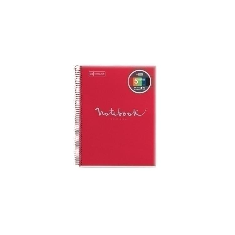 Miquelrius - BLOCK MR EMOT.NB-5 PP A4 120h 90g CD.5 - Pack de 5 unidades - MR46072