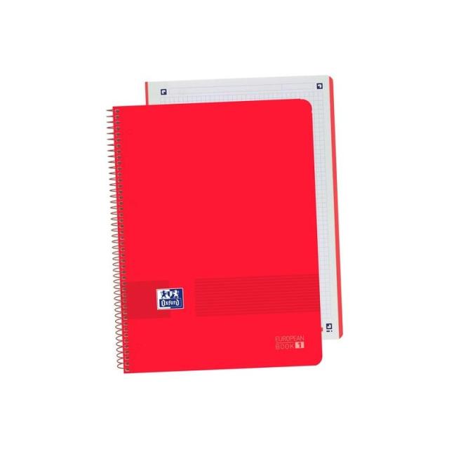 Oxford - 400149359 cuaderno y block A4+ 80 hojas Rojo