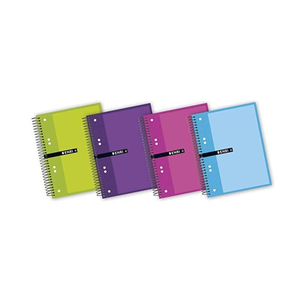 ENRI - 100430087 cuaderno y block A5+ 80 hojas Colores surtidos