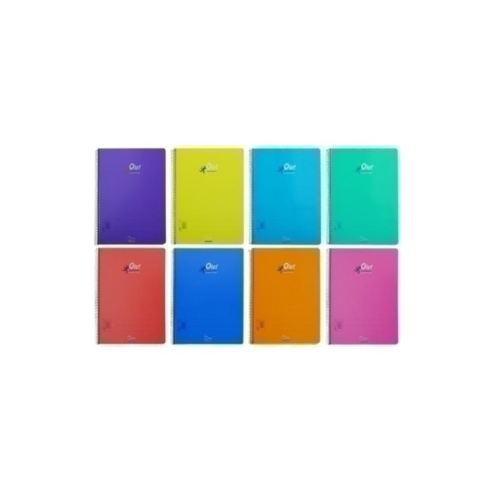 OLEF - BLOCK OLEF PP Fº 80h PT.2,5 90g COL.(8)