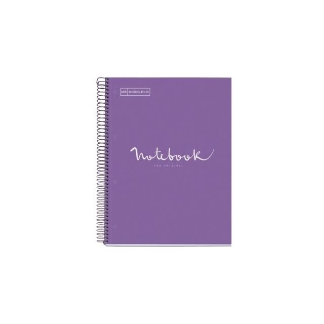 Miquelrius - BLOCK MR EMOT.NB-1 DURA A4 80h 90g CD.5 - Pack de 5 unidades - MR46624