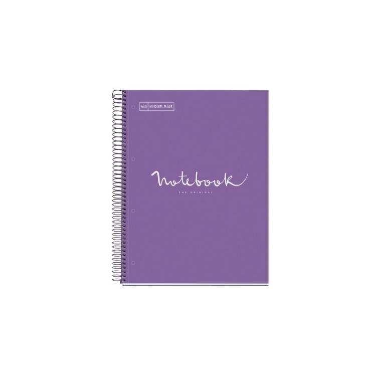 Miquelrius - BLOCK MR EMOT.NB-1 DURA A4 80h 90g CD.5 - Pack de 5 unidades - MR46624