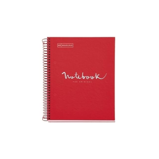 Miquelrius - BLOCK MR EMOT.NB-1 DURA A5 80h 90g CD.5 - Pack de 5 unidades - MR46681