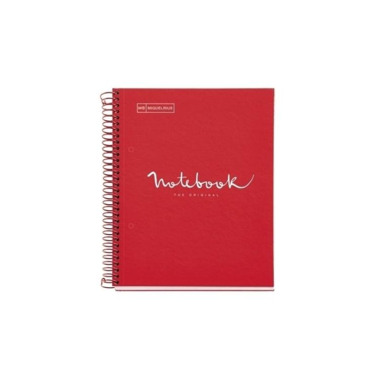 Miquelrius - BLOCK MR EMOT.NB-1 DURA A5 80h 90g CD.5 - Pack de 5 unidades - MR46681