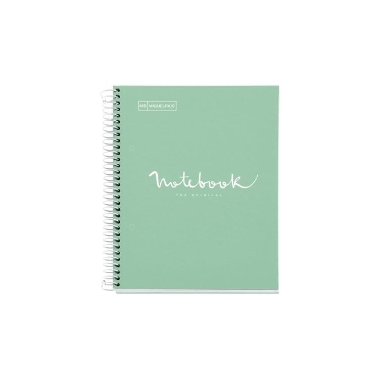 Miquelrius - BLOCK MR EMOT.NB-1 DURA A5 80h 90g CD.5 - Pack de 5 unidades - MR46674