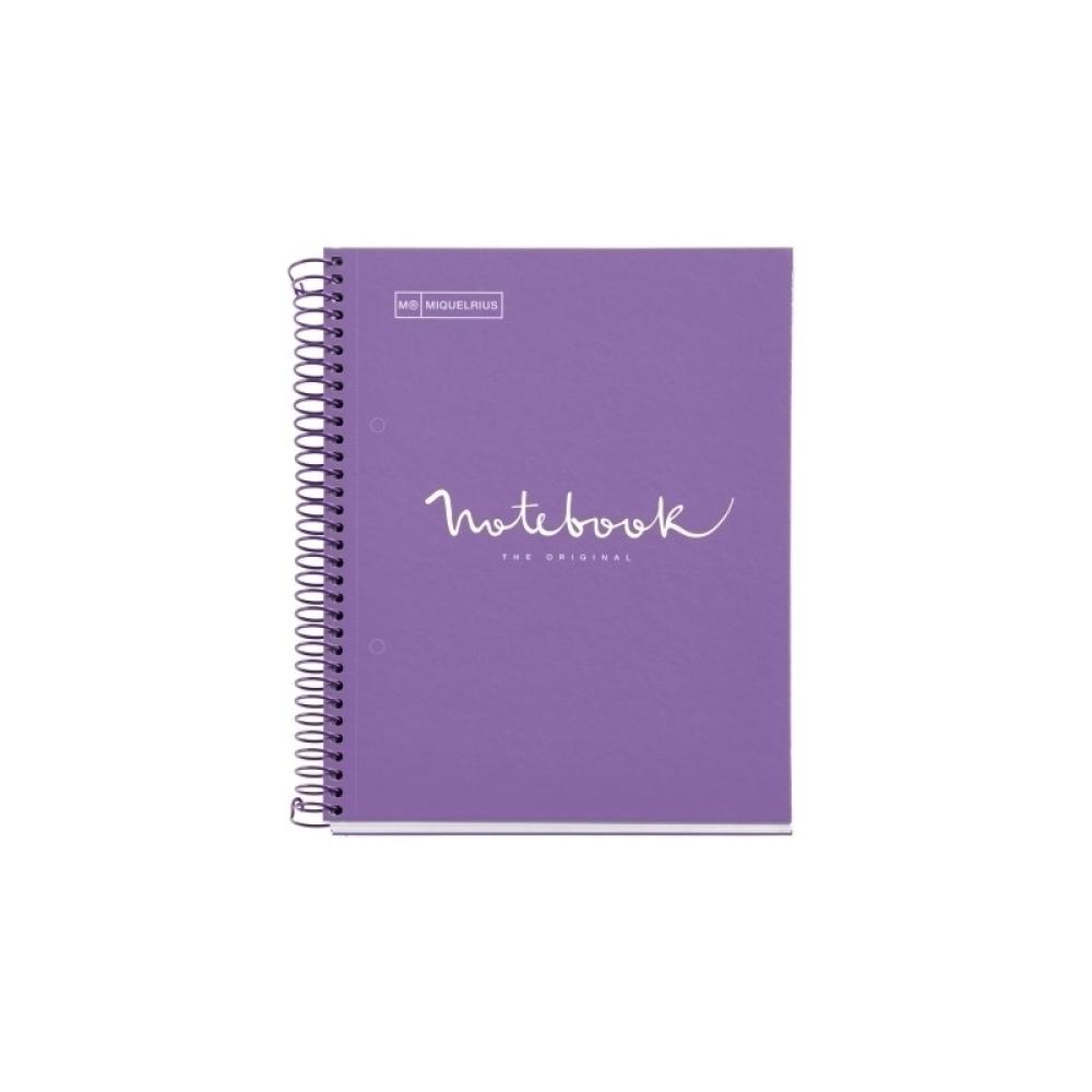 Miquelrius - BLOCK MR EMOT.NB-1 DURA A5 80h 90g CD.5 - Pack de 5 unidades - MR46680