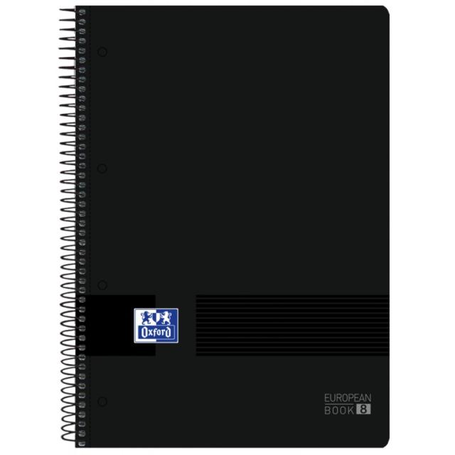 Oxford - 400088489 cuaderno y block 160 hojas Negro 400088489 Pack 5 Unid