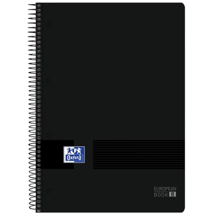Oxford - 400088489 cuaderno y block 160 hojas Negro 400088489 Pack 5 Unid