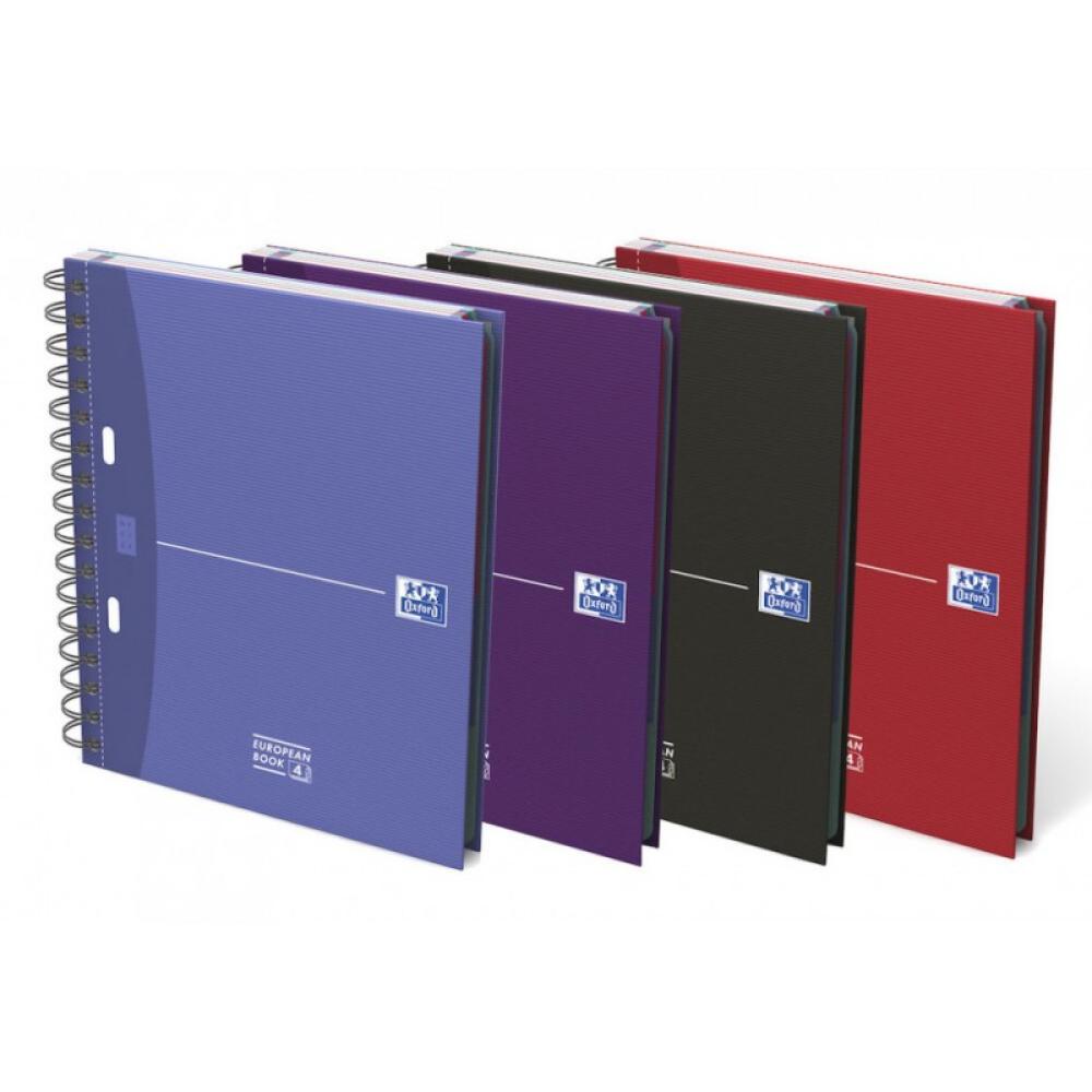 Oxford - 100100314 cuaderno y block A5 Púrpura, Azul, Rojo, Negro 100100314