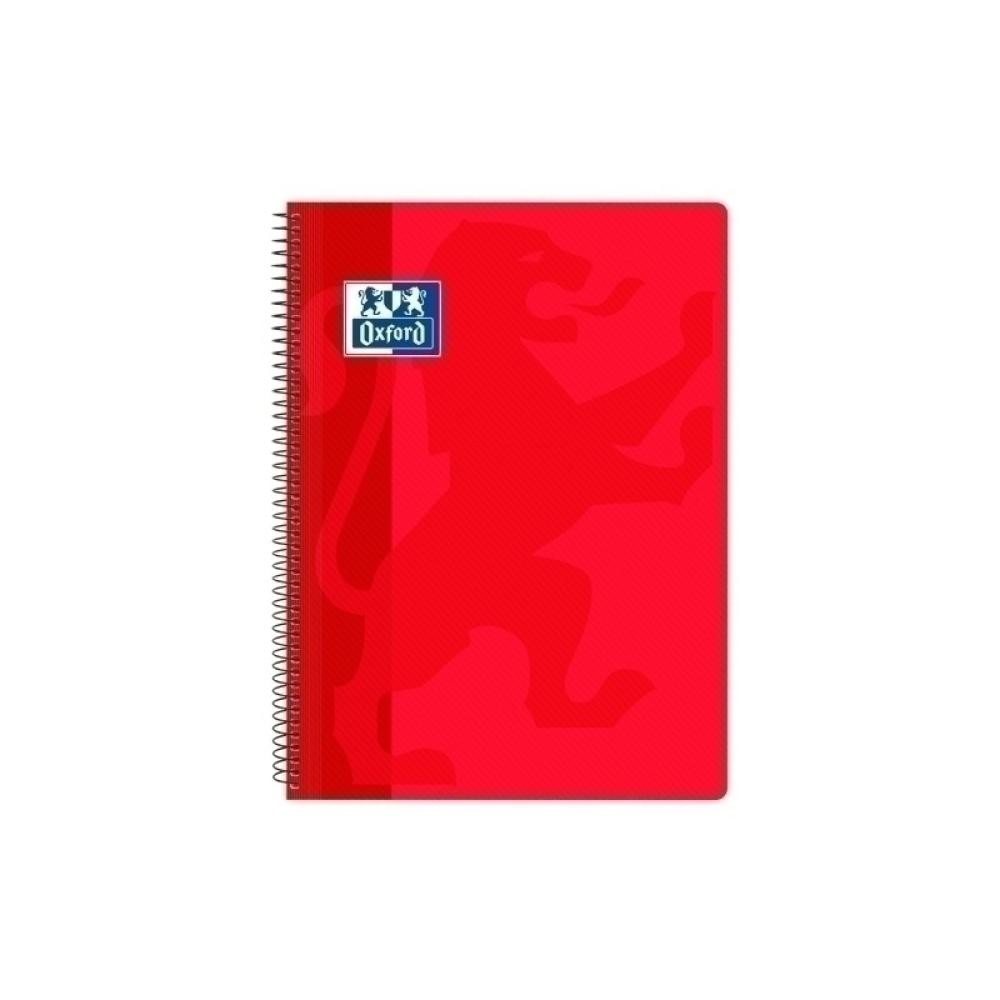 Oxford - BLOCK OXF.SCH.PP Fº 80h CD.4 ROJO - Pack de 1 unidad 400079660
